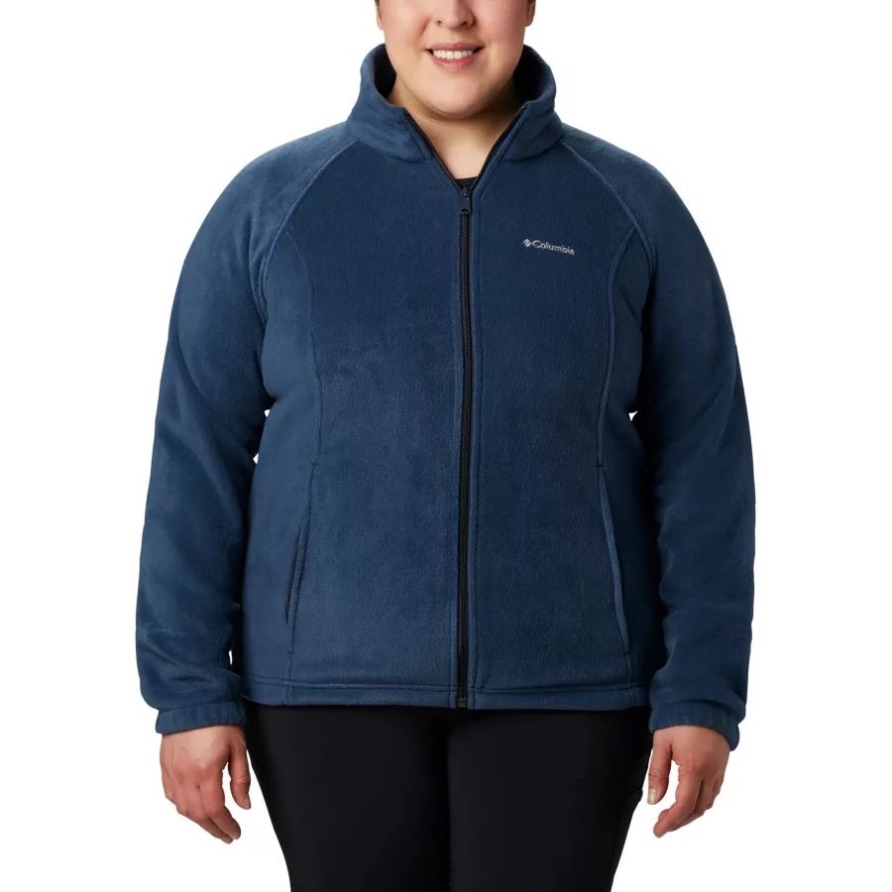 Damen-Benton-Federn Mit Durchgehendem Reißverschluss Plus Größe Columbia Columbia Navy