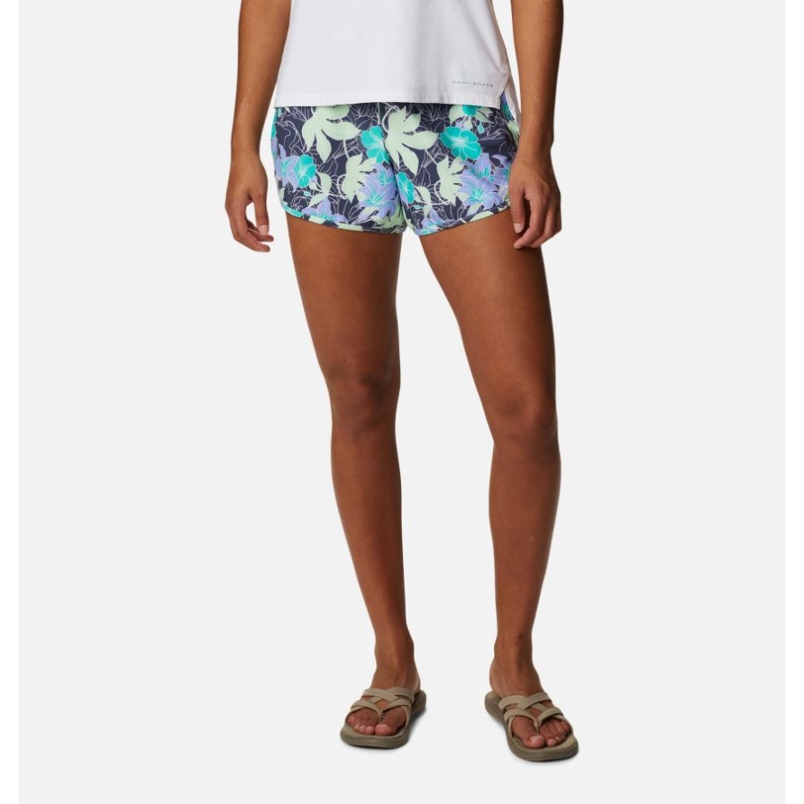 Bogata Bay Stretch-Shorts Für Damen Mit Print Columbia Key West Lakeshore Flora