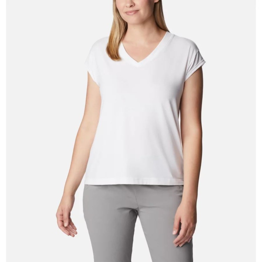 Damen-T-Shirt „Boundless Beauty“ Weiß Columbia