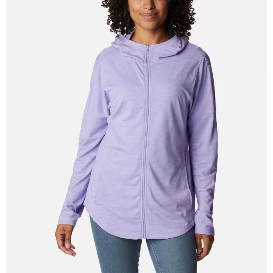 Cades Cove Hoodie Mit Durchgehendem Reißverschluss Für Damen, Frosted Purple Columbia