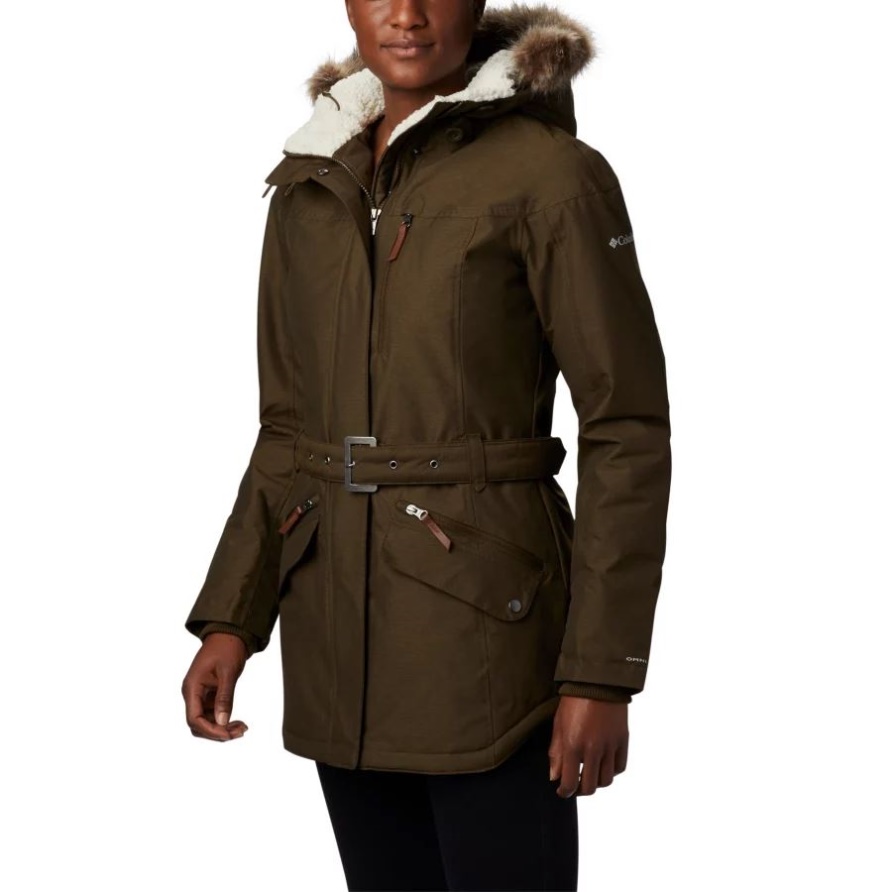Carson Pass Ii Jacke Damen Columbia Olivgrün