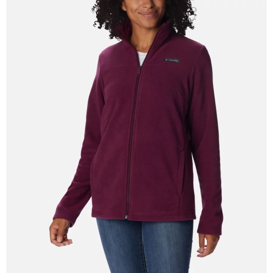Castle Dale Fleecejacke Mit Durchgehendem Reißverschluss Für Damen Columbia Marionberry