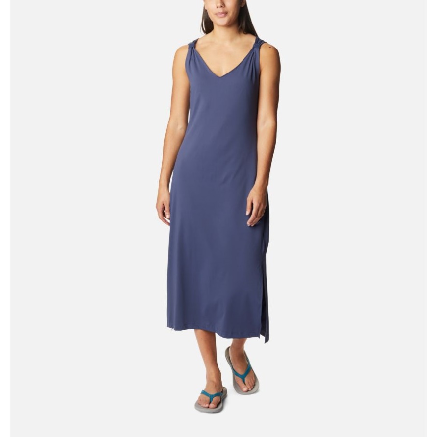 Chill River Maxikleid Für Damen Nächtliches Columbia