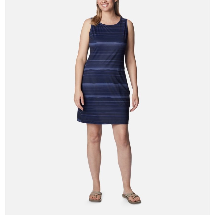 Kleid Mit Chill-River-Aufdruck Für Damen Columbia Nocturnal/horizons Stripe