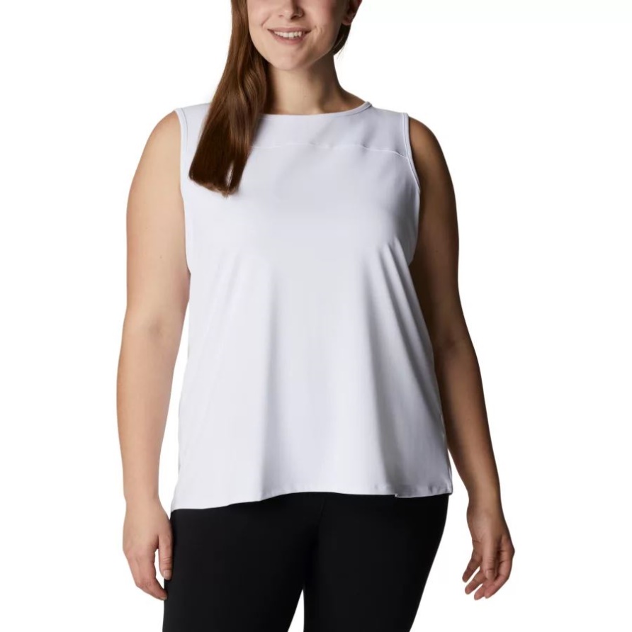 Chill River Tanktop Für Damen In Übergröße White Columbia