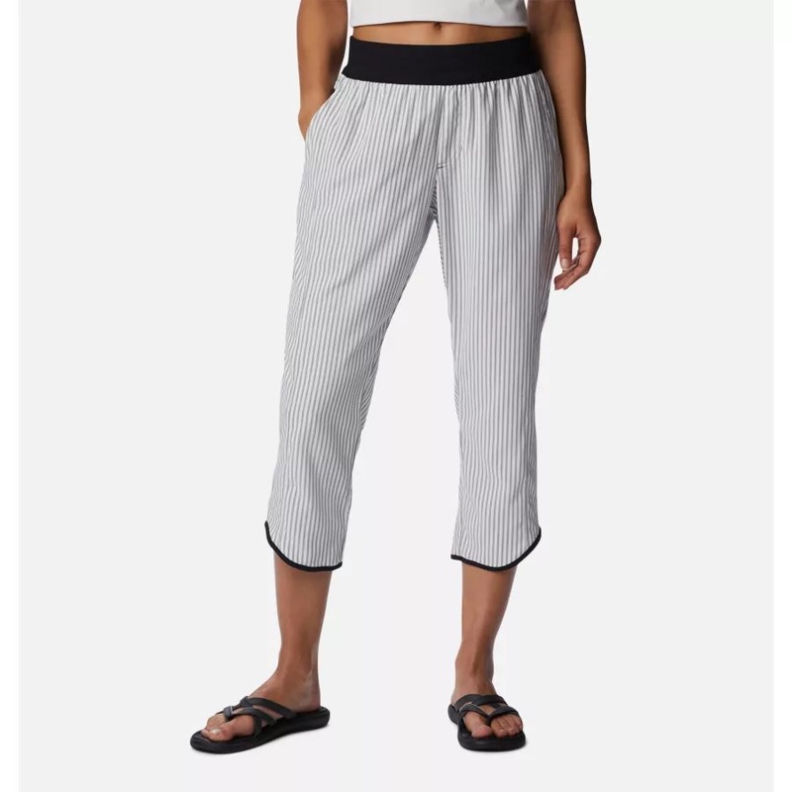 Claudia Ridge Capris Für Damen Schwarz Columbia