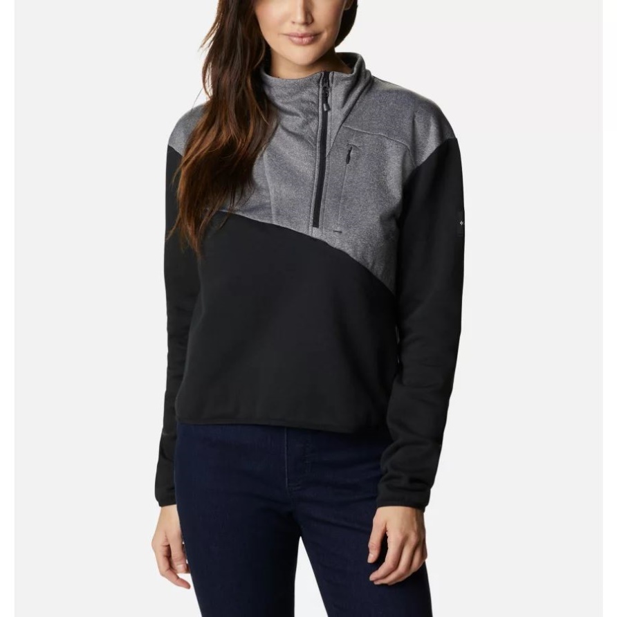 Columbia Lodge Hybrid-Pullover Für Damen Columbia Black/Black Heather