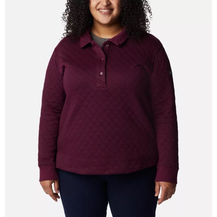 Columbia Lodge Stepppolo Für Damen In Übergröße Columbia Marionberry