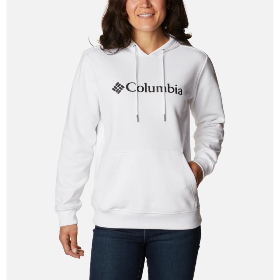 Columbia-Logo-Hoodie Für Damen Columbia White