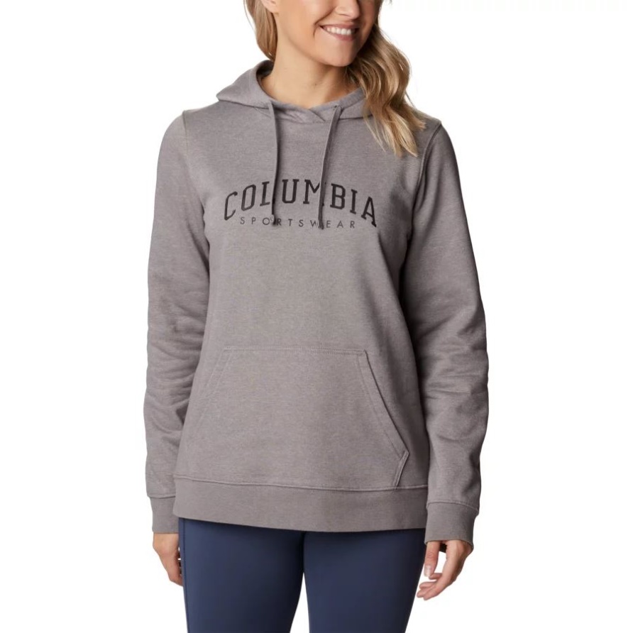 Columbia-Trek-Grafik-Hoodie Für Damen Hellgrau Meliert/csc Collegiate Columbia