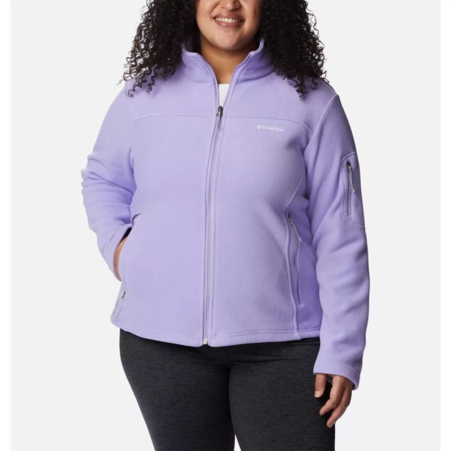 Fast Trek Ii Damenjacke Plus Größe Columbia Frosted Lila