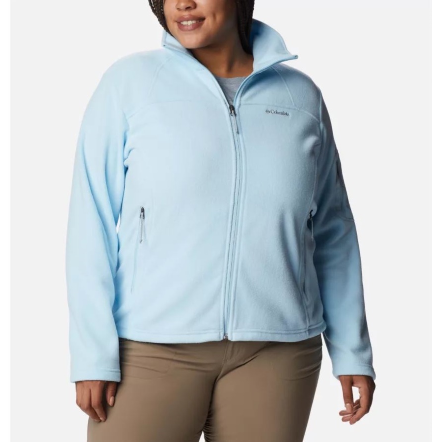 Fast Trek Ii Damenjacke Plus Größe Columbia Spring Blue