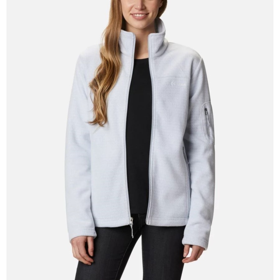 Bedruckte Fleecejacke Von Fast Trek Für Damen Columbia Cirrus Grey Sparkler
