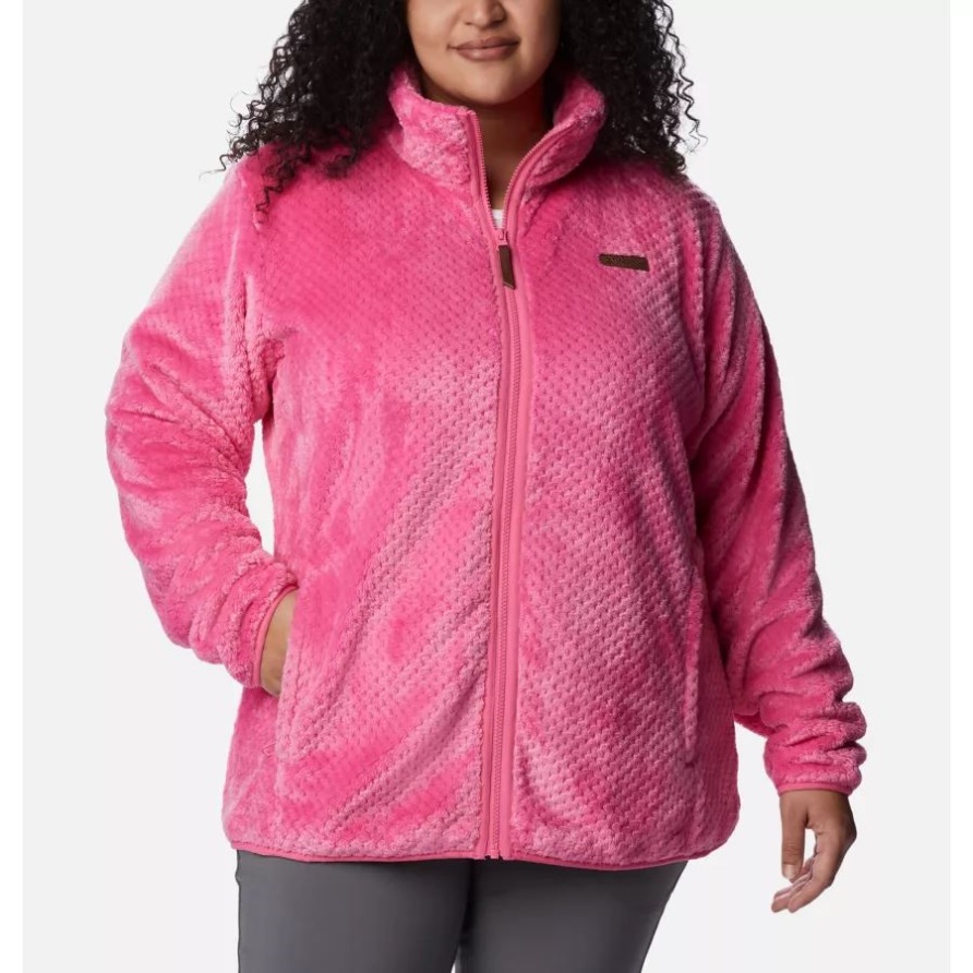 Fire Side II Plüsch-Fleece Mit Durchgehendem Reißverschluss Für Damen In Übergröße Columbia Wild Geranium