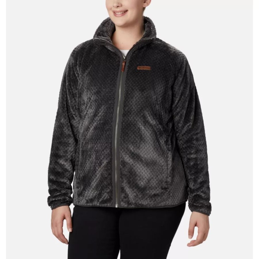 Fire Side II Plüsch-Fleece Mit Durchgehendem Reißverschluss Für Damen In Übergröße Shark Columbia