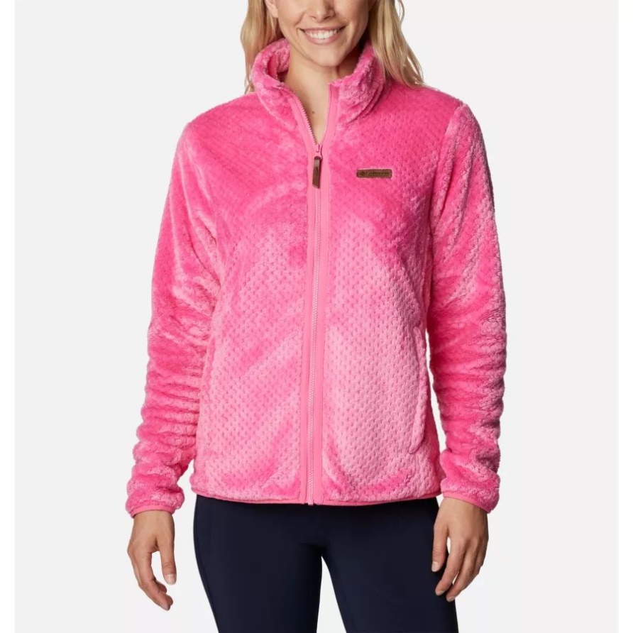 Fire Side II Sherpa-Fleece Mit Durchgehendem Reißverschluss Für Damen Wild Geranium Columbia