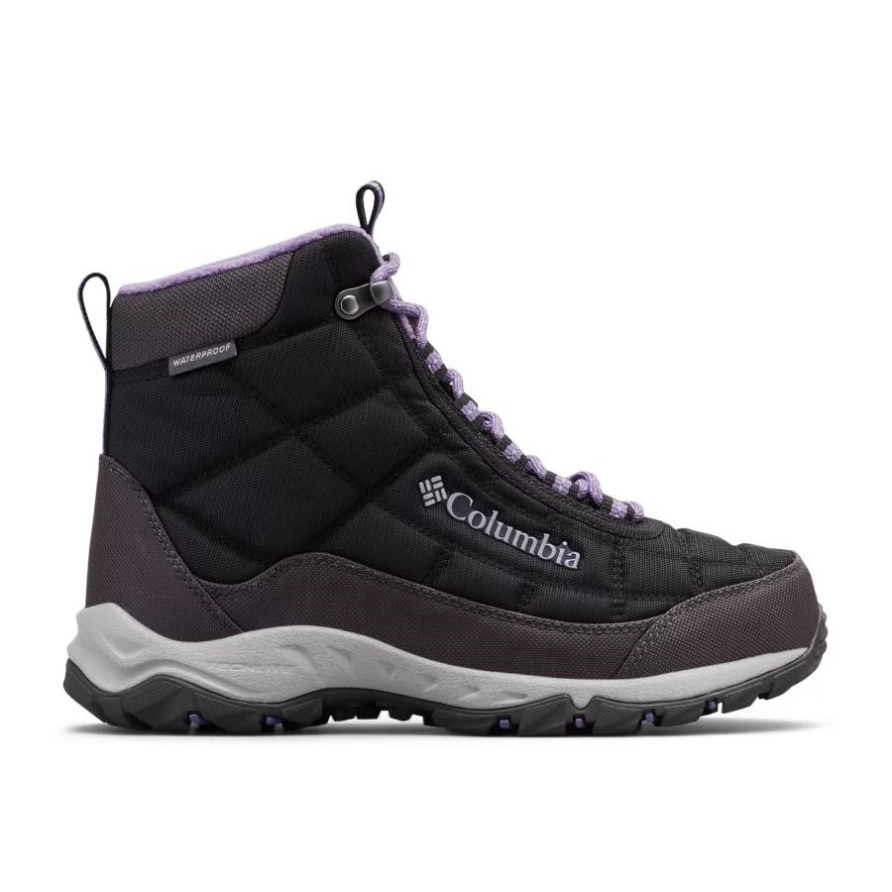 Damenfeuerwehrstiefel Columbia Schwarz/pflaumenlila