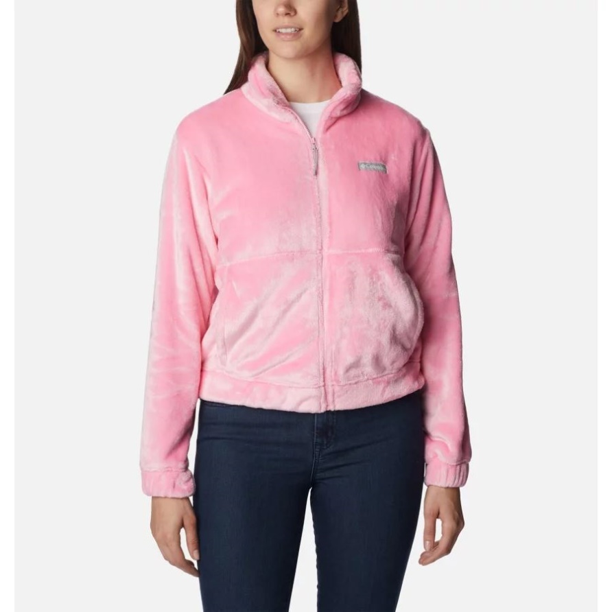 Damen-Kaminjacke Mit Durchgehendem Reißverschluss Wild Rose Columbia