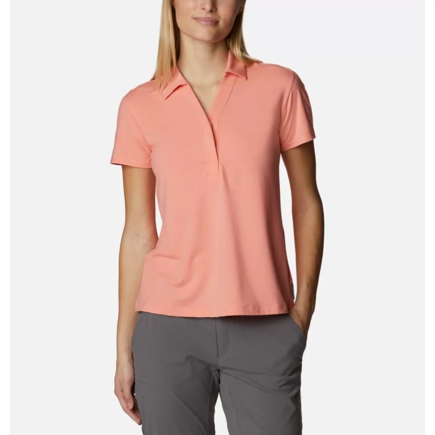 Damen Firwood Camp Ii Polo Korallenriff Columbia
