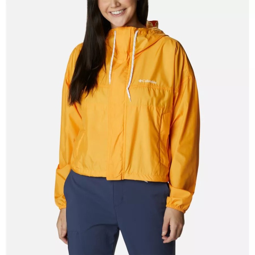 Flash Challenger Kurz Geschnittene Windjacke Für Damen Mango Columbia