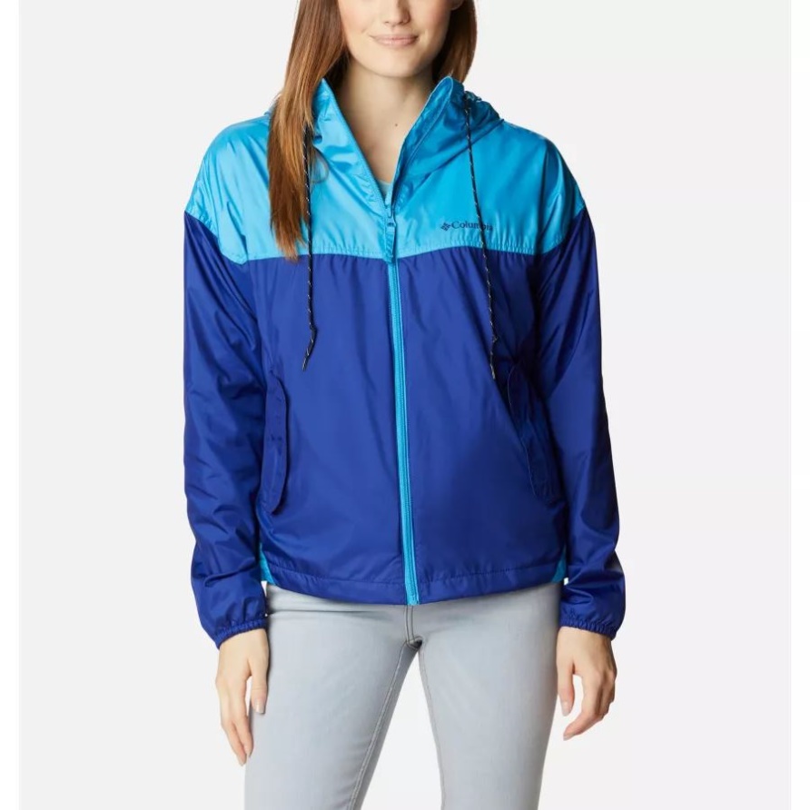 Flash Challenger Windjacke Mit Fleecefutter Für Damen Columbia Dark Sapphire/blue Chill