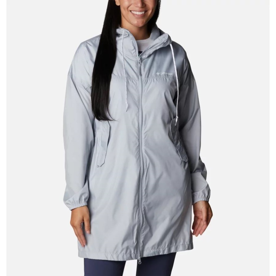Lange Windjacke Flash Challenger Für Damen Cirrus Grau Columbia