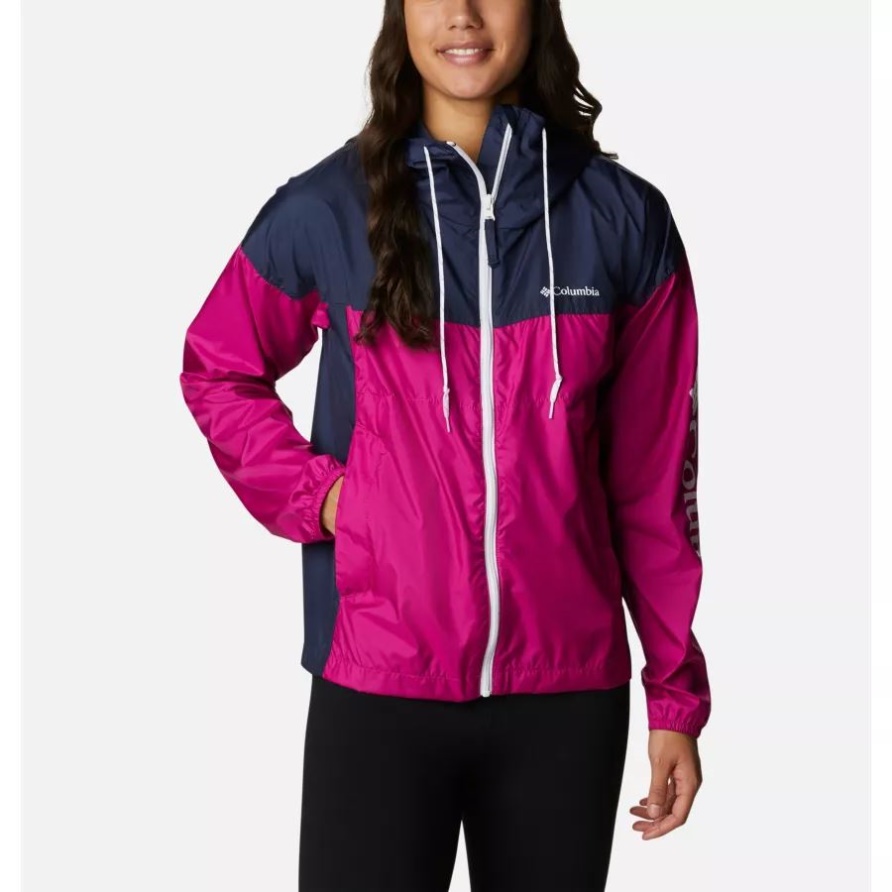 Flash Challenger Neuheit Windjacke Für Damen Columbia Wild Fuchsia/nocturnal