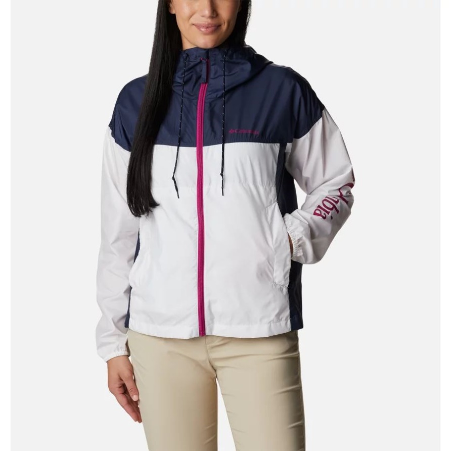 Flash Challenger Neuheit Windjacke Für Damen Columbia White/Nocturnal