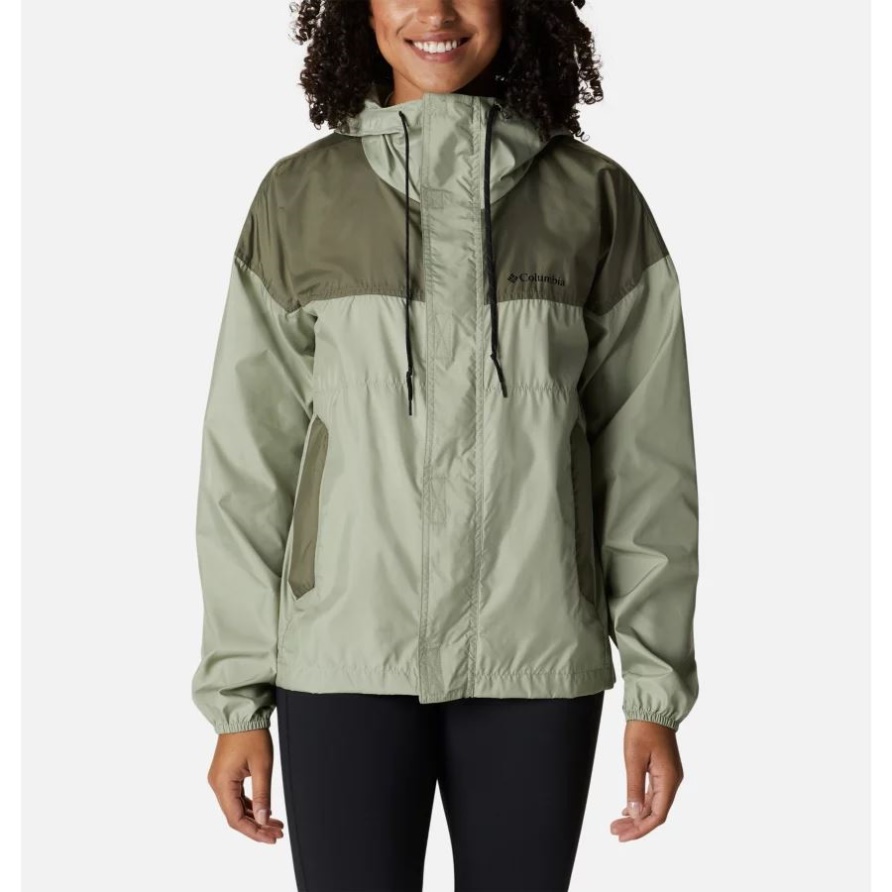 Flash Challenger Windjacke Für Damen Safari/Stone Green Columbia