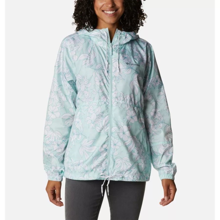Flash-Forward-Windjacke Für Damen Icy Morn Lakeshore Blumendruck Columbia