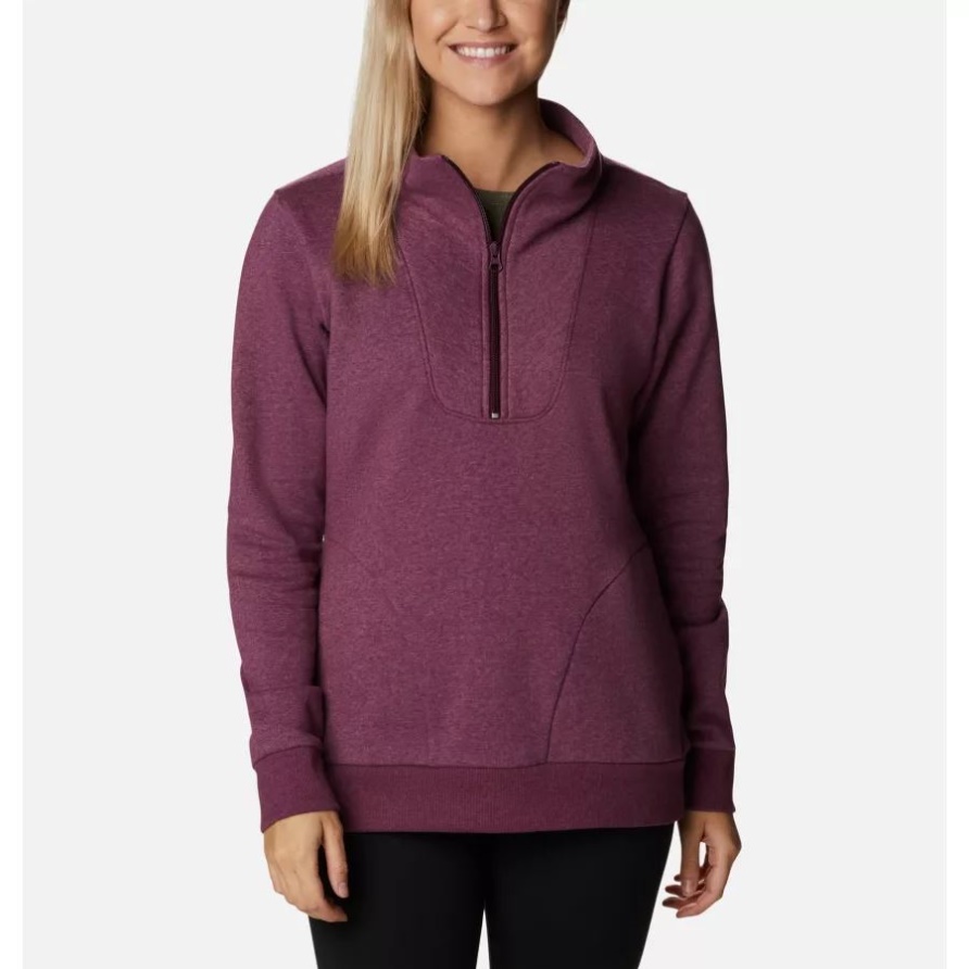 Hart Mountainquarter Zip-fleecepullover Für Damen Columbia Marionberry Heather