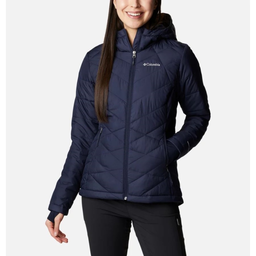 Himmlische Synthetik-Daunenjacke Mit Kapuze Für Damen Dark Nocturnal Columbia