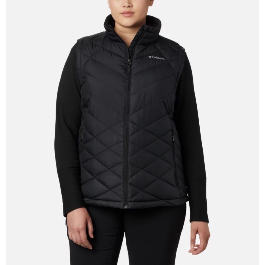 Damenweste Heavenly Plus Size Columbia Black