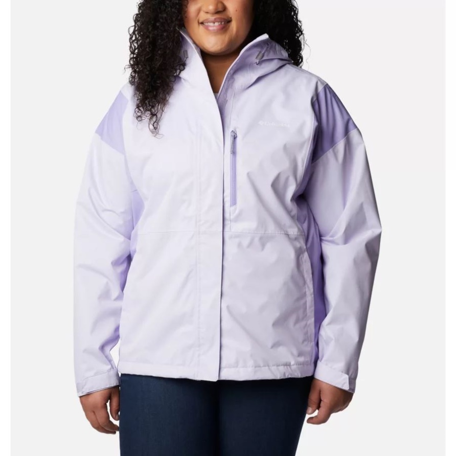 Wanderjacke Für Damen In Großen Größen Columbia Purple Tint/Frosted Purple