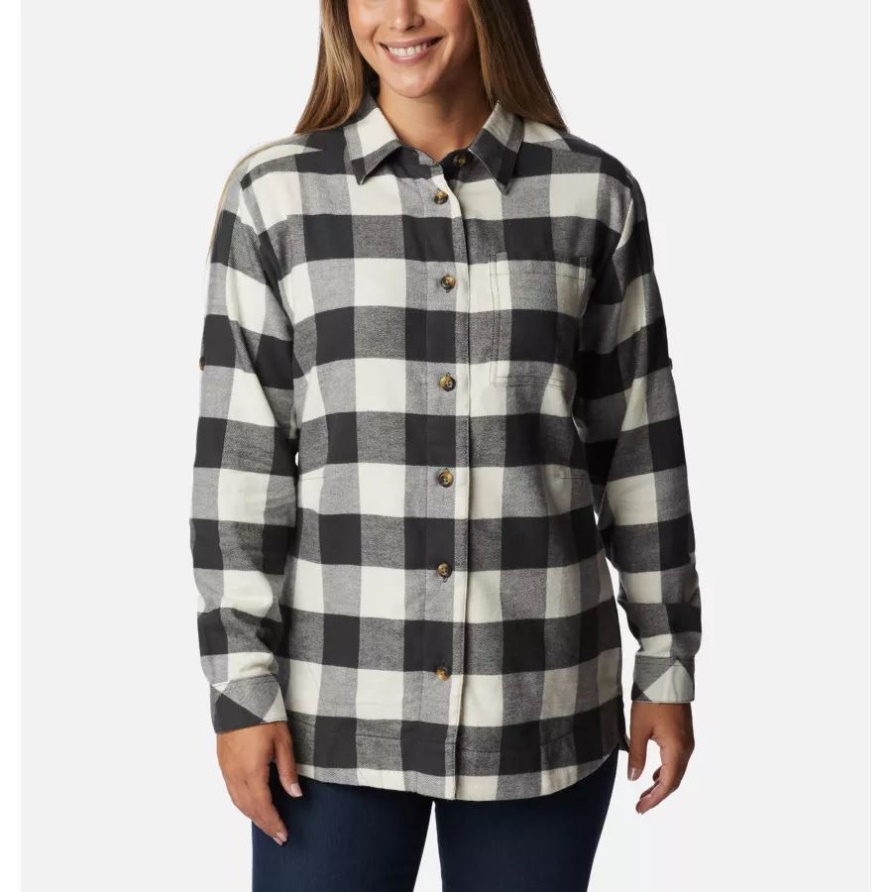 Holly Hideaway Flanellhemd Für Damen Columbia Shark Buffalo Check