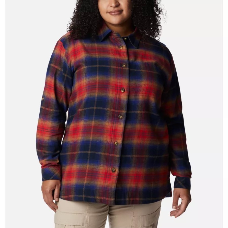 Holly Hideaway Flanellhemd Für Damen In Übergröße Columbia Nocturnal Multi Tartan