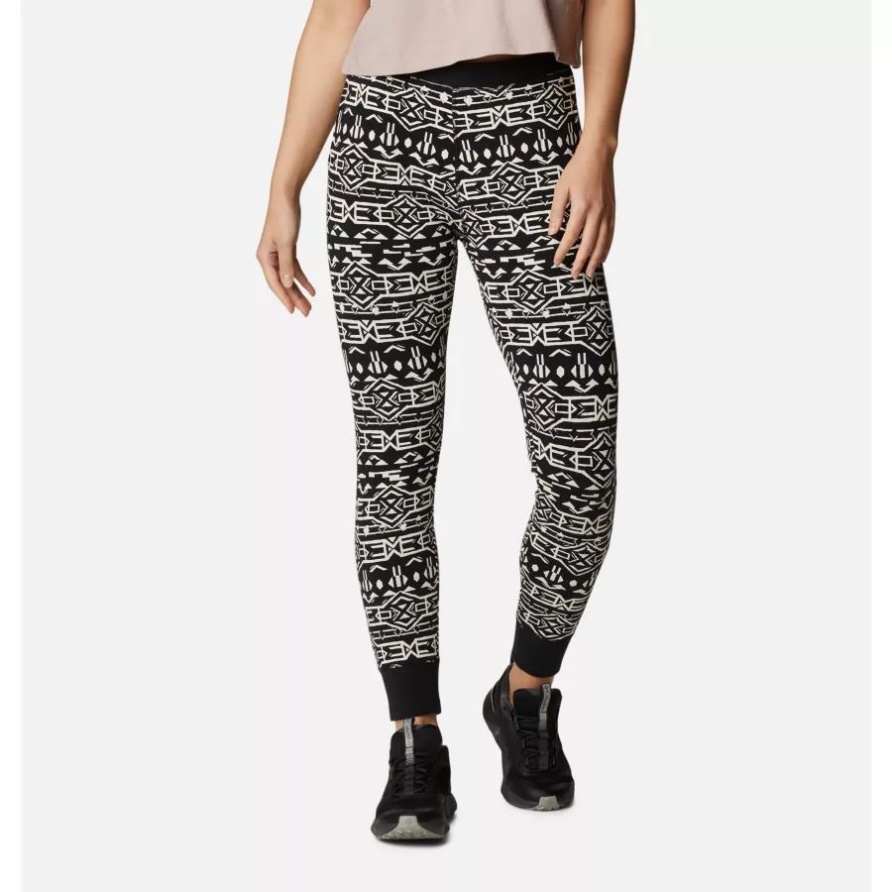 Holly Hideaway Leggings Für Damen Schwarz 80er Streifen Columbia
