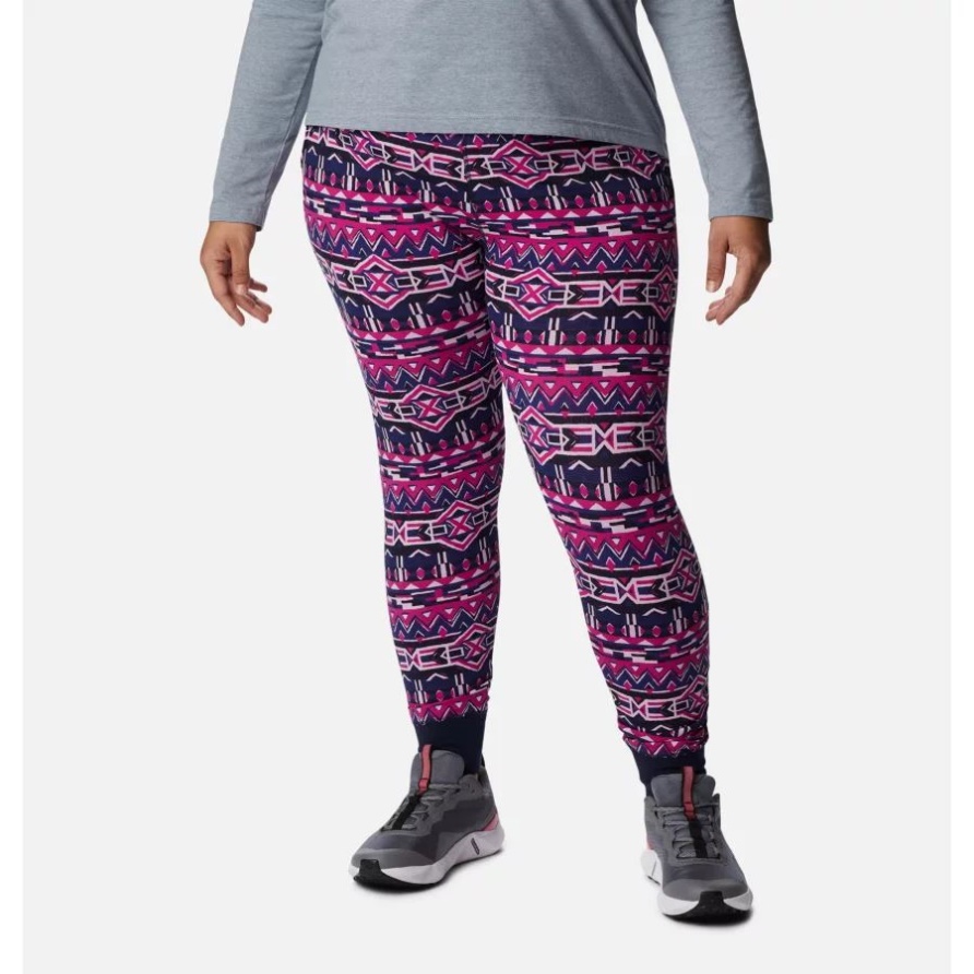 Holly Hideaway-Leggings Für Damen In Übergröße, Columbia, Dunkler Saphir, 80er-Jahre-Streifen