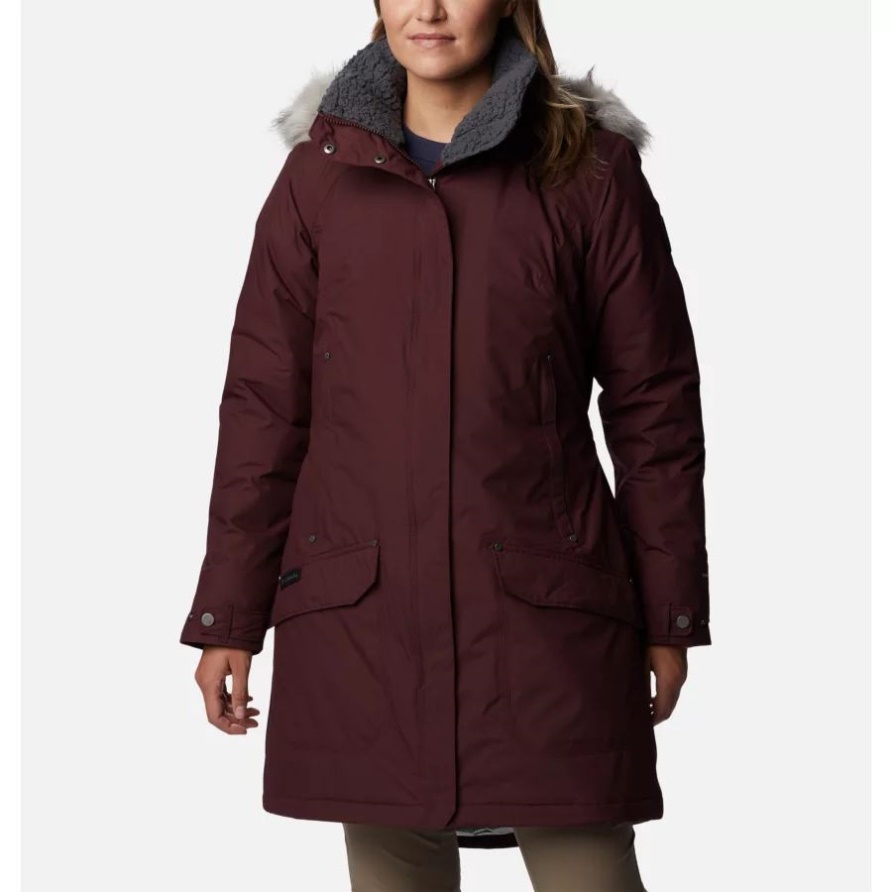 Damen-Islandite-Turbodown-Jacke Malbec Columbia
