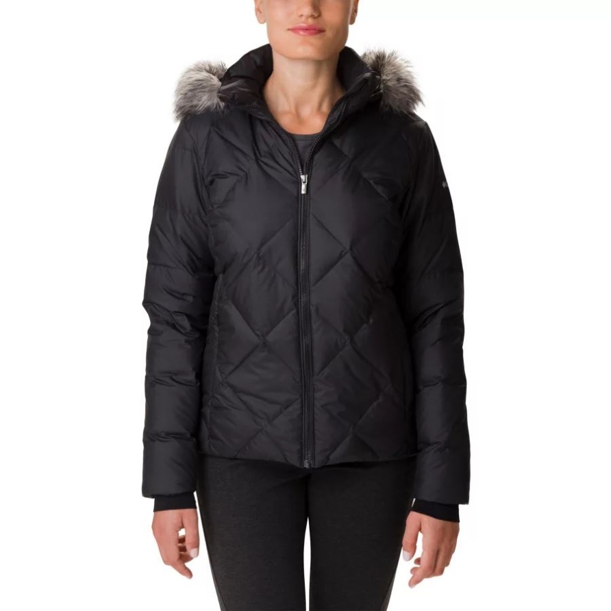 Icy Heights Ii Daunenjacke Damen Columbia Schwarz