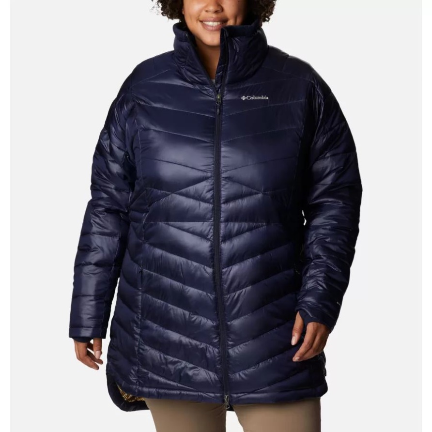 Joy Peak Mid Omni-Heat Infinity Jacke Für Damen In Übergröße Dark Nocturnal Columbia