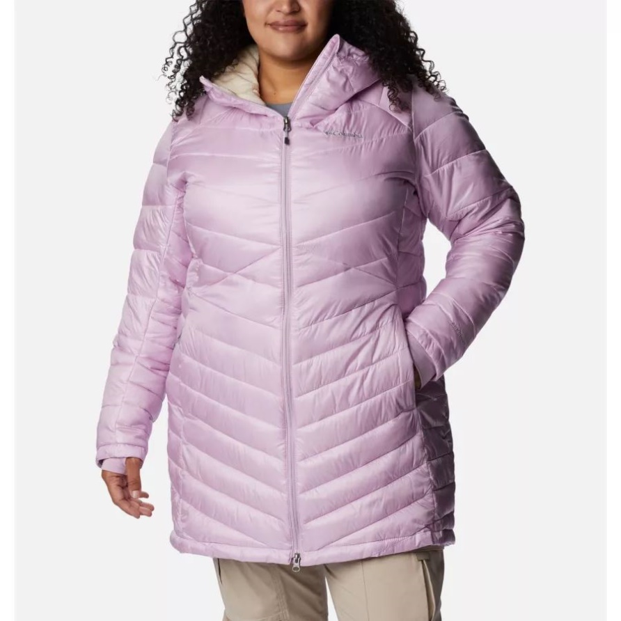 Joy Peak Omni-Heat Infinity Mittelisolierte Kapuzenjacke Für Damen Plus Größe Columbia Aura
