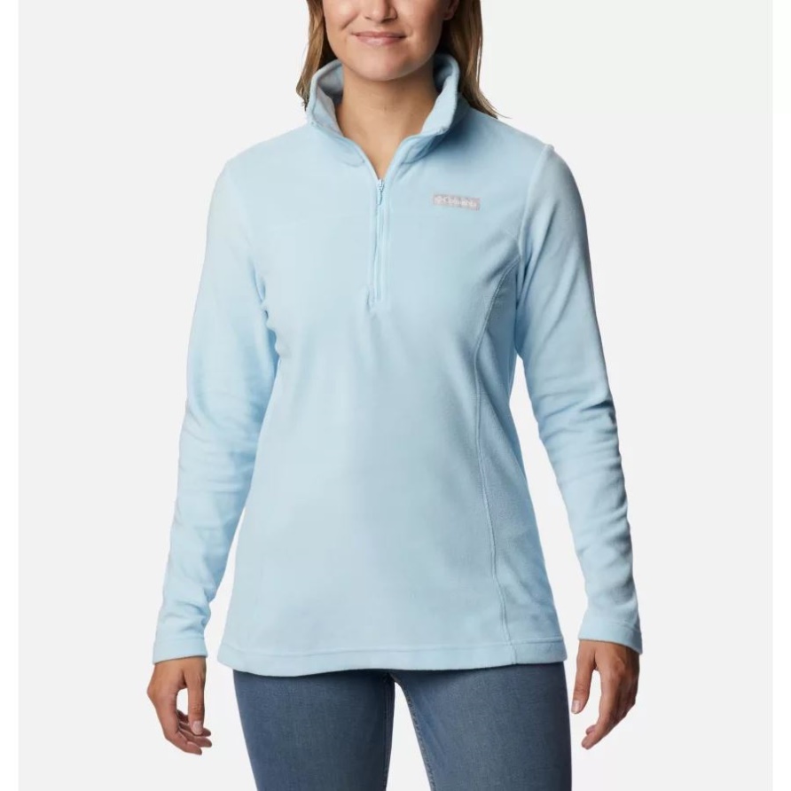 Damen-Fleecepullover Mit Halbem Reißverschluss Von Lake Aloha Columbia Spring Blue
