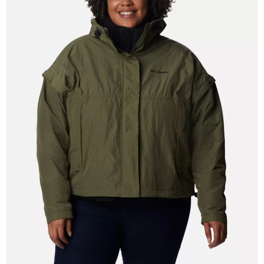Laurelwoods Interchange Jacke Für Damen Plus Größe Steingrün Columbia