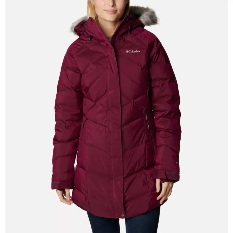 Lay D Down II Mid-Jacke Für Damen Columbia Marionberry Sheen
