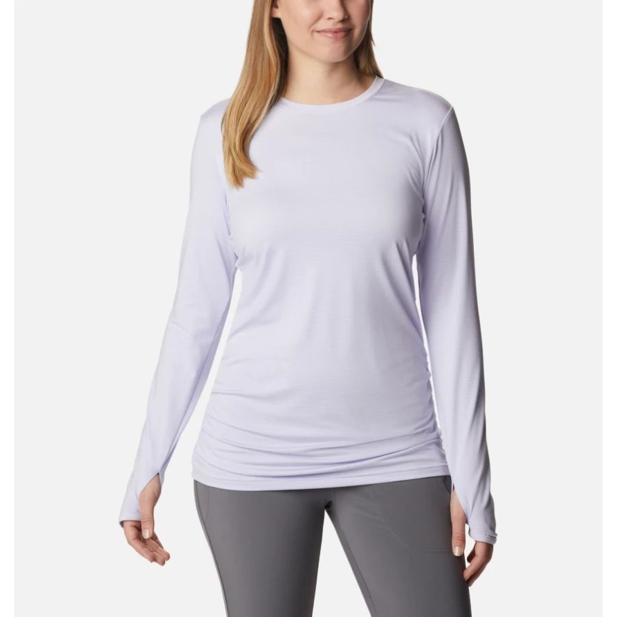 Langärmliges Leslie Falls-shirt Für Damen Columbia Lila Tönung