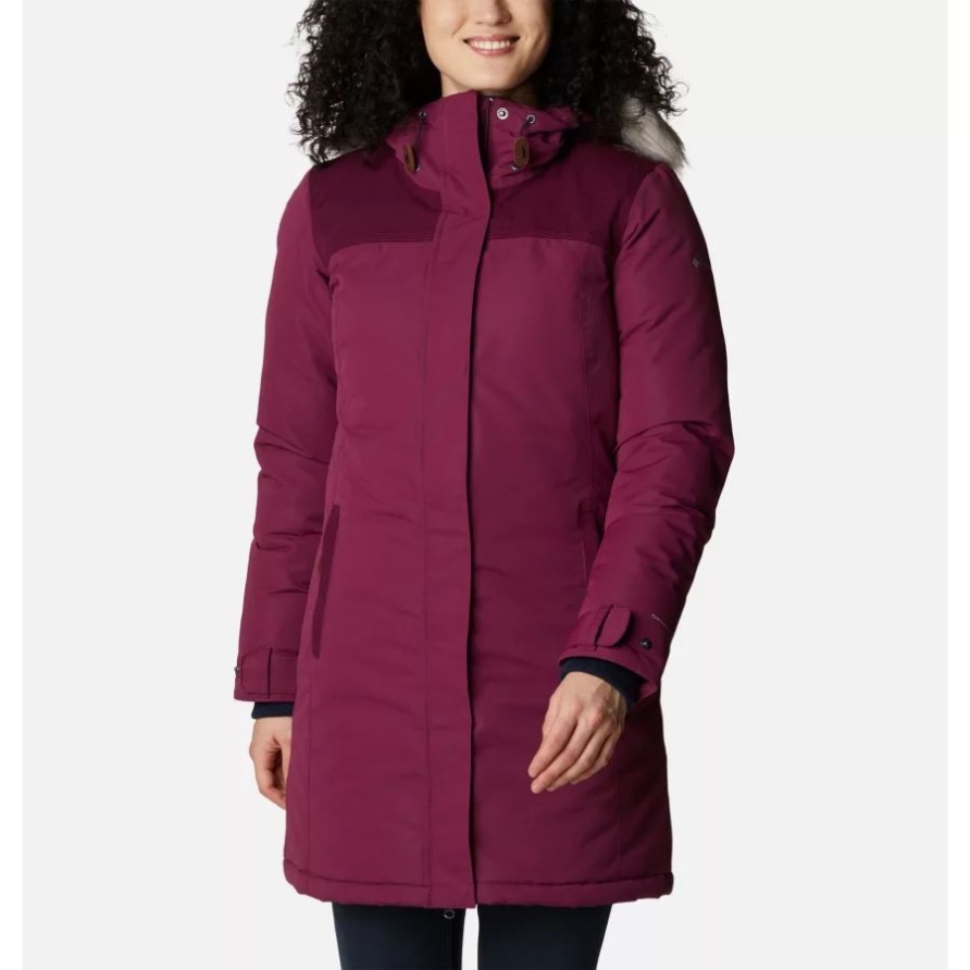 Lindores Wasserdichter Isolierter Parka Für Damen Columbia Marionberry