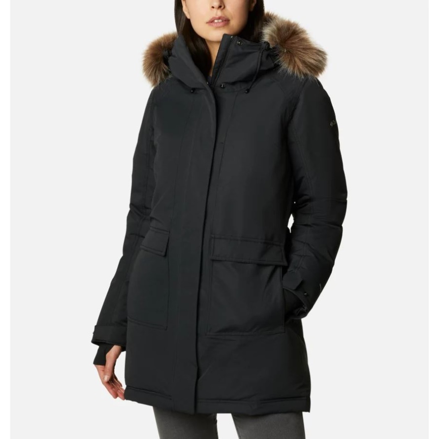 Damen Little Si Omni-Heat Infinity Isolierter Parka Black Columbia