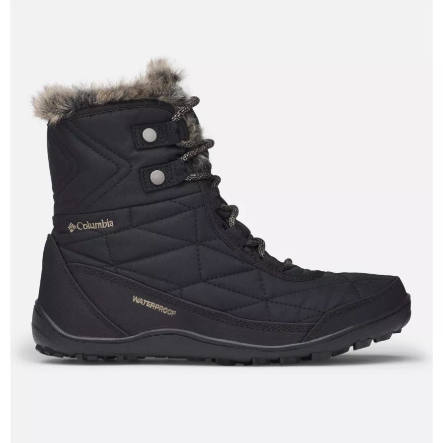 Damen Minx Shorty Iii Stiefel Breit Columbia Schwarz/pebble