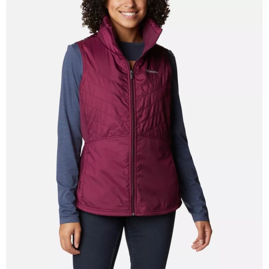 Damen-Mix-It-Around-II-Weste Columbia Marionberry